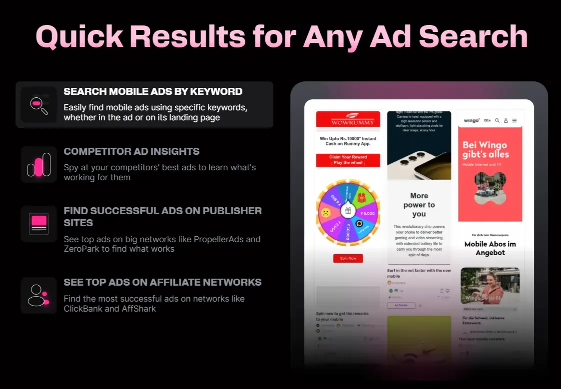 Adplexity Mobile for Ad Research
