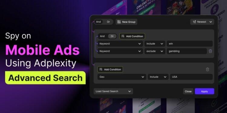 Spy on Mobile Ads Using Adplexity Advanced Search